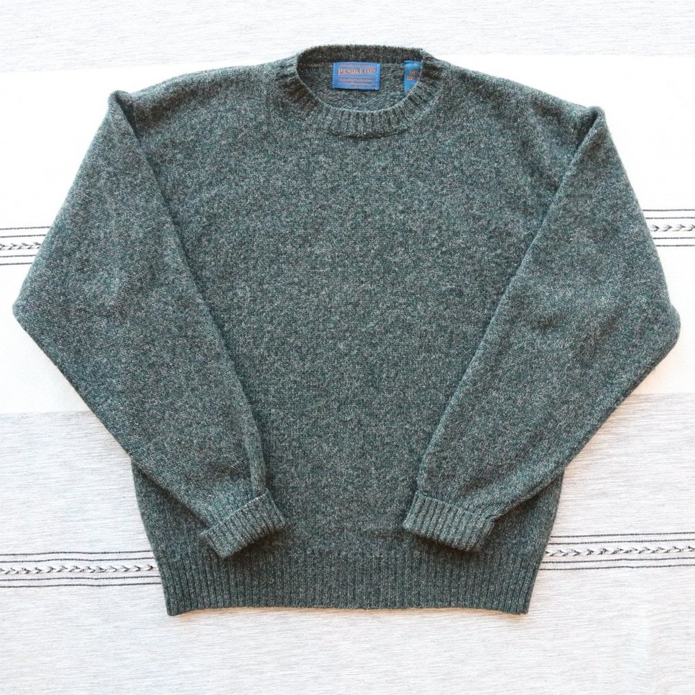 Pendleton Shetland Wool Sweater | Men's Large
